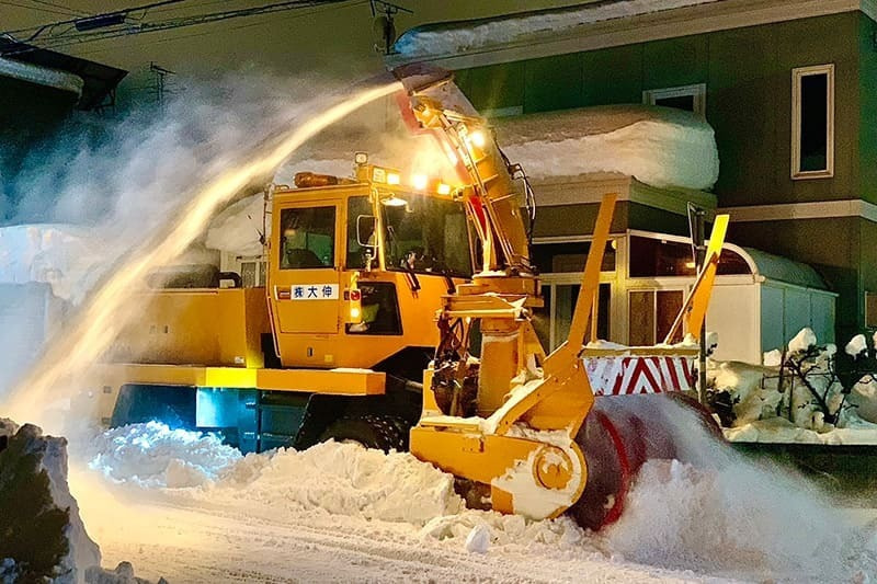 除雪業務風景